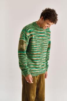 TERUMA Lambs Wool Jumper - Green via KOMODO
