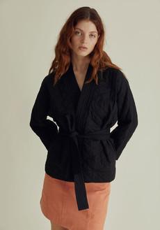 KISHI Organic Cotton Quilted Jacket - Black van KOMODO