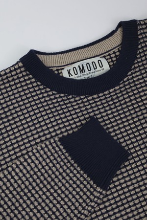 HASAN  - Organic Cotton Jumper Navy from KOMODO