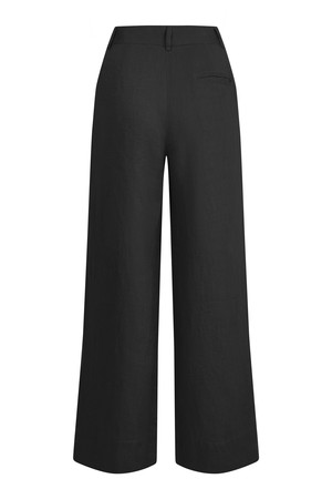 LION Organic Linen Trousers - Black from KOMODO