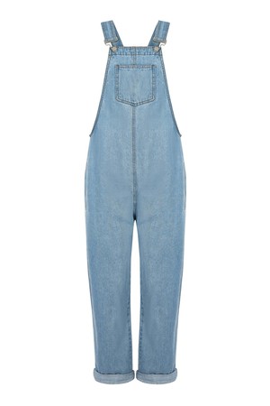 JOY Organic Cotton Denim Dungarees - Stone Wash from KOMODO