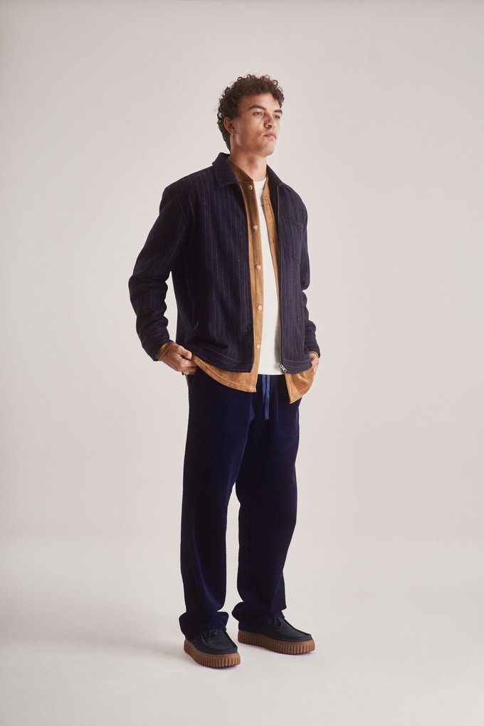 GABE Recycled Poly Wool Blend Jacket - Navy from KOMODO