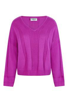ANYA Wool Jumper - Fuchsia via KOMODO