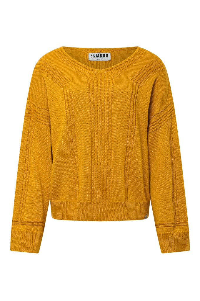 ANYA Fine Merino Wool Jumper - Mustard from KOMODO ANYA Fine Merino Wool Jumper - Mustard from KOMODO