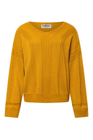 ANYA Fine Merino Wool Jumper - Mustard from KOMODO ANYA Fine Merino Wool Jumper - Mustard from KOMODO