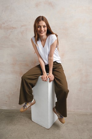 RANGER - Organic Cotton Trousers - Light Green from KOMODO