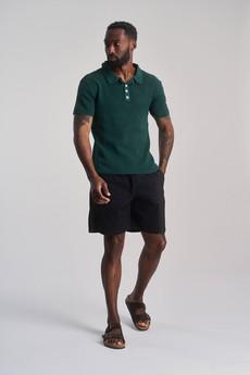 JERRY - Organic Linen Cotton Shorts - Black via KOMODO