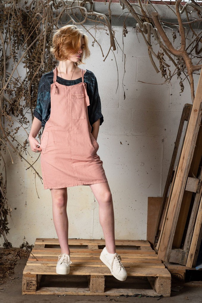 PEGGY Pink - Organic Cotton Dress by Flax & Loom from KOMODO