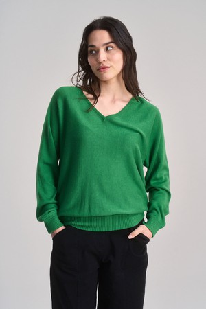 CLOVER - Cotton Tencel Jumper - Jungle Green from KOMODO