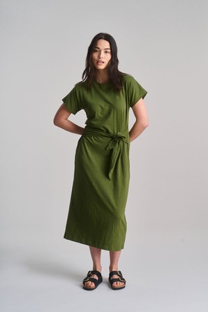 FONDA - Organic Cotton Dress - Green from KOMODO