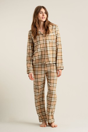 JIM JAM Womens Organic Cotton Pyjama Set - Sand from KOMODO
