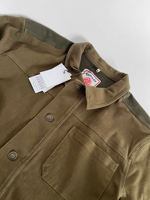 CHRISTOPHE - Organic Cotton Jacket - Green patch from KOMODO