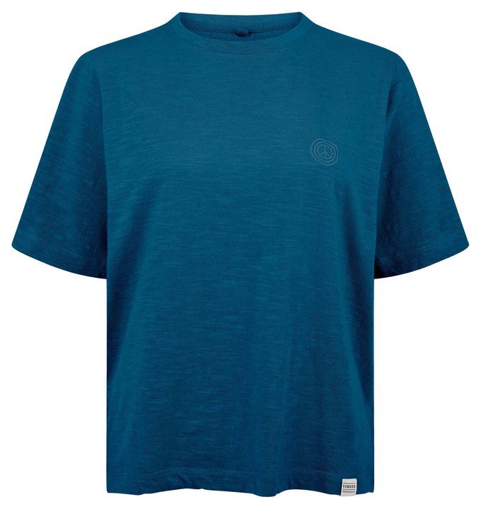 INGA Tee - GOTS Organic Cotton Teal Blue from KOMODO