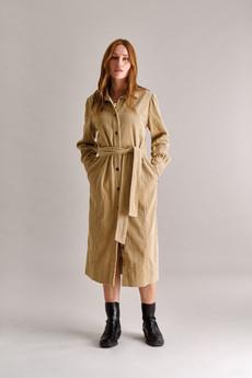 HARITTI Organic Cotton Cord Dress - Croissant via KOMODO