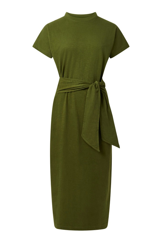 FONDA - Organic Cotton Dress - Green from KOMODO