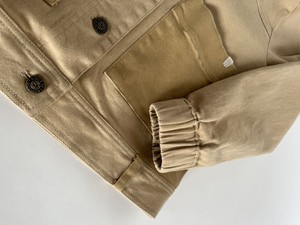 RUFFLE - Organic Cotton Jacket - Dark Sand from KOMODO