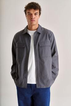 ARC Cotton Tencel Blend Shirt - Grey via KOMODO