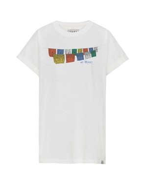 TIBET Organic Cotton T-Shirt Off White from KOMODO