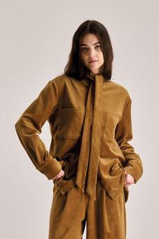 FORD Velvet Top - Olive via KOMODO