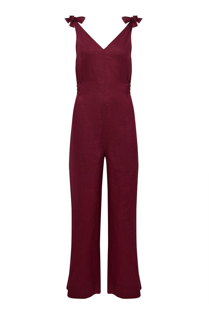 FLOSS - Linen berry Jumpsuit from KOMODO