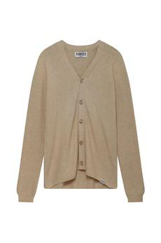 LUCAS - Organic Cotton Cardigan Sand via KOMODO