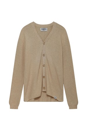 LUCAS - Organic Cotton Cardigan Sand from KOMODO