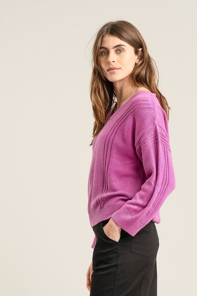 ANYA Wool Jumper - Fuchsia Pink from KOMODO