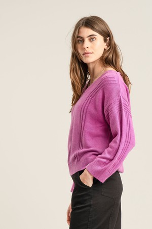 ANYA Wool Jumper - Fuchsia Pink from KOMODO