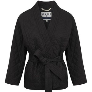 KISHI Organic Cotton Quilted Jacket - Black from KOMODO