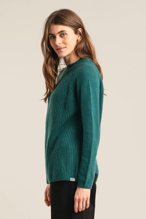 KATTY - Fine Merino Wool Jumper Ivy Green from KOMODO