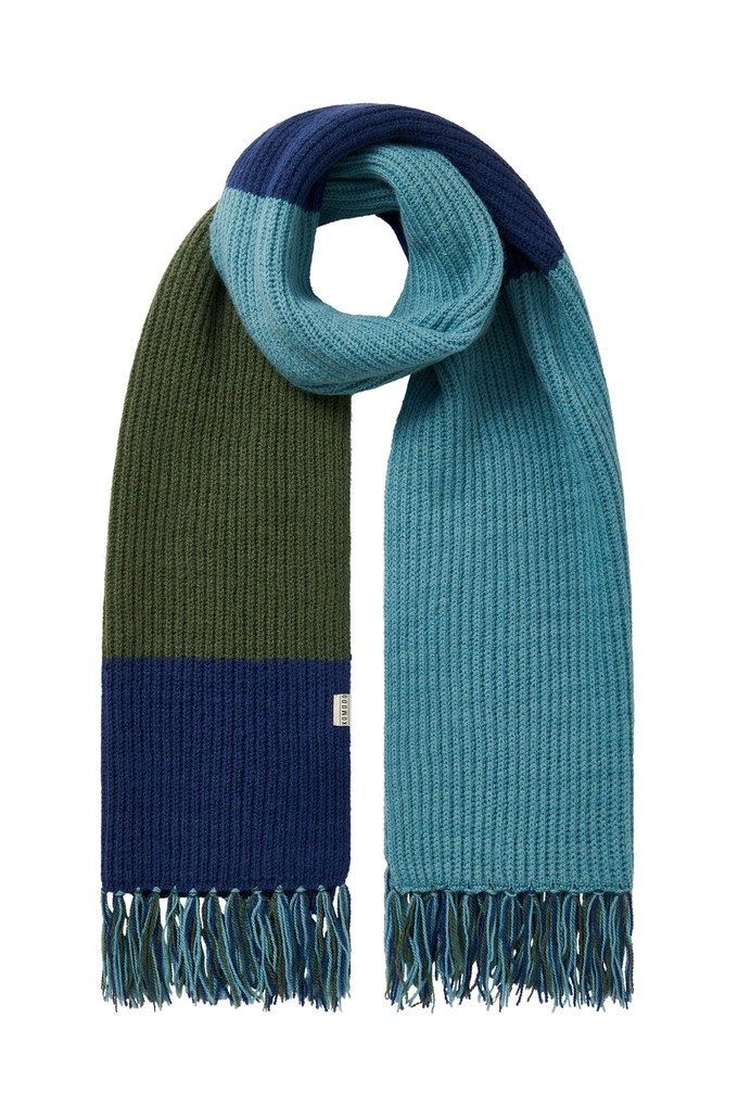 ALEXA Oversized Wool Scarf - Blue from KOMODO