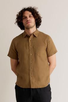 DINGWALLS - Linen Shirt Khaki via KOMODO