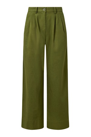 LION - Organic Linen Cotton trouser - Khaki from KOMODO