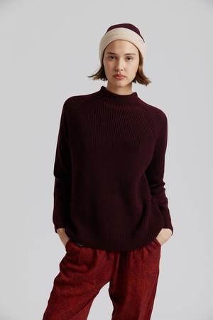 KATTY Merino Wool Jumper - Walnut from KOMODO