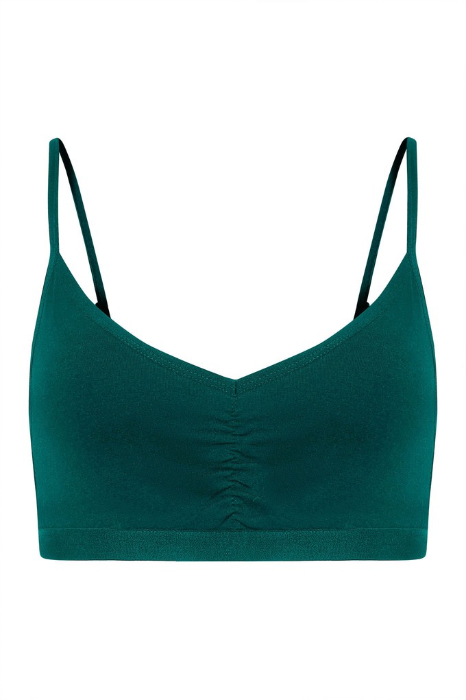 ANASTASIA Bra - GOTS Organic Cotton Teal from KOMODO