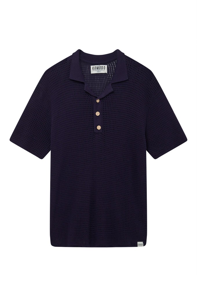 OLIVER - Organic Cotton Polo Top Dark Navy from KOMODO