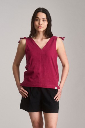 CELIA - Organic Cotton Top - Berry from KOMODO