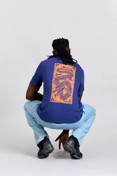 DRAGON - Organic Cotton Tee Navy via KOMODO