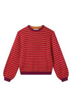 MAE - Organic Cotton Jumper Wine via KOMODO