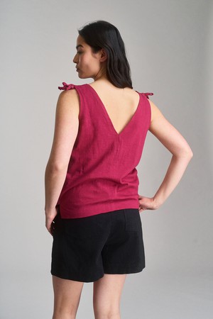 CELIA - Organic Cotton Top - Berry from KOMODO