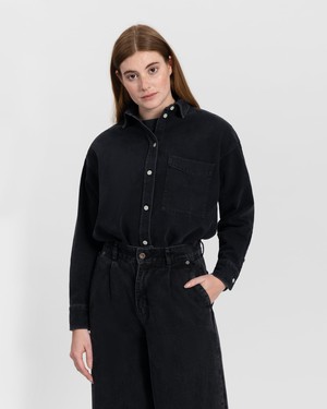 Selina black Shirt from Kuyichi