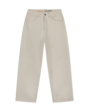 Bobbie undyed witte barrel jeans from Kuyichi
