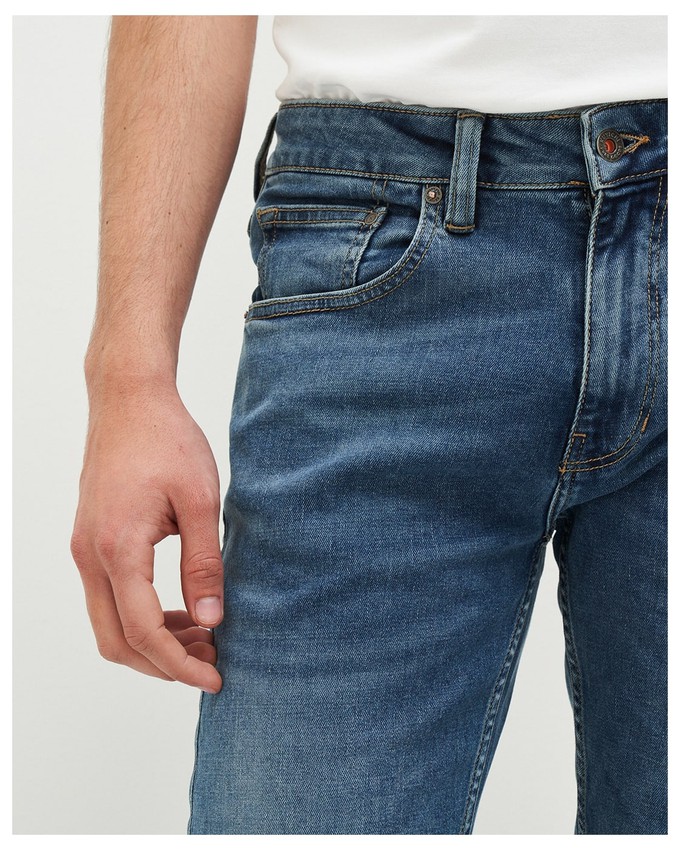 Kale icon blauwe skinny jeans from Kuyichi