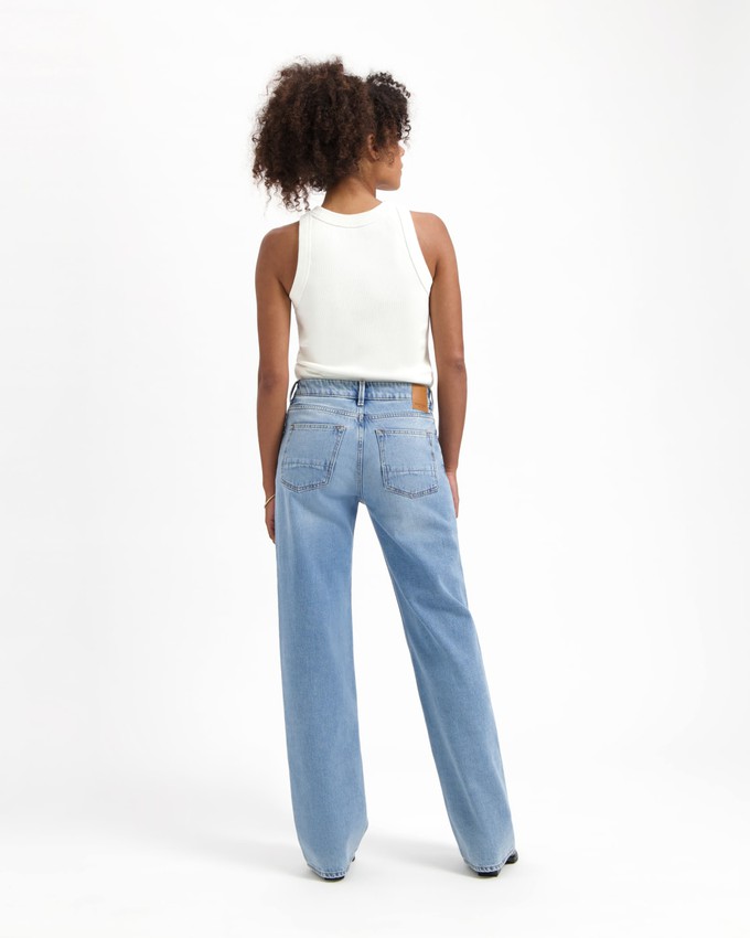 Lena Loose Worn Blue from Kuyichi