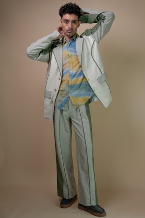 Meadows Unisex Colour Blocked Pants from Lafaani