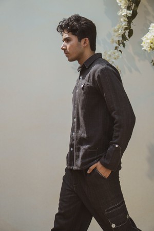 Sonder Panelled Shirt & Utility Pants from Lafaani