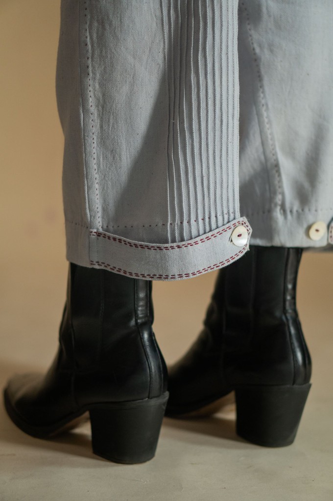 Phosphene Unisex Haori & Grey Pants Set from Lafaani