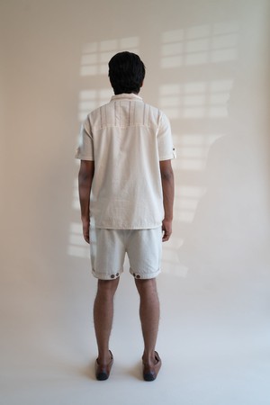 Dawning Half Sleeve Shirt & Straight Fit Shorts Set from Lafaani