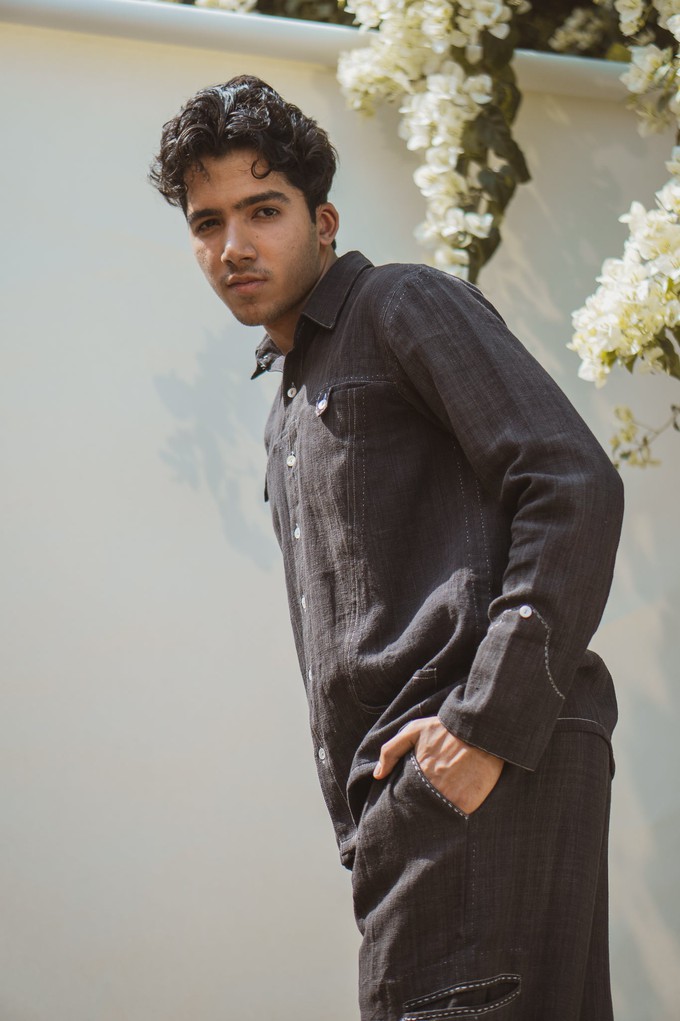 Sonder Panelled Shirt & Utility Pants from Lafaani