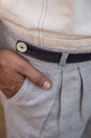 Sonder Unisex Rounded Hem Jacket & Deep Pleated Pants from Lafaani